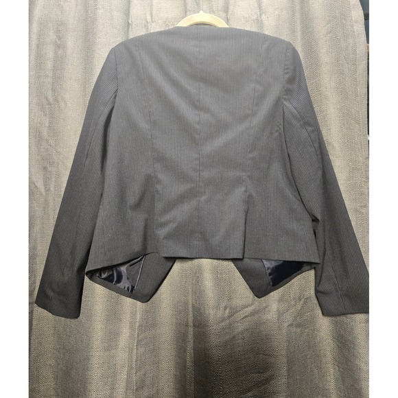 Worthington‎ Pinstripe Blazer Business Career Jacket One Button Size L - Picture 2 of 5